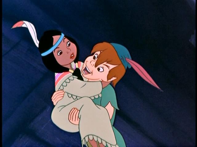 tiger lily peter pan. Peter rescues Tiger Lily