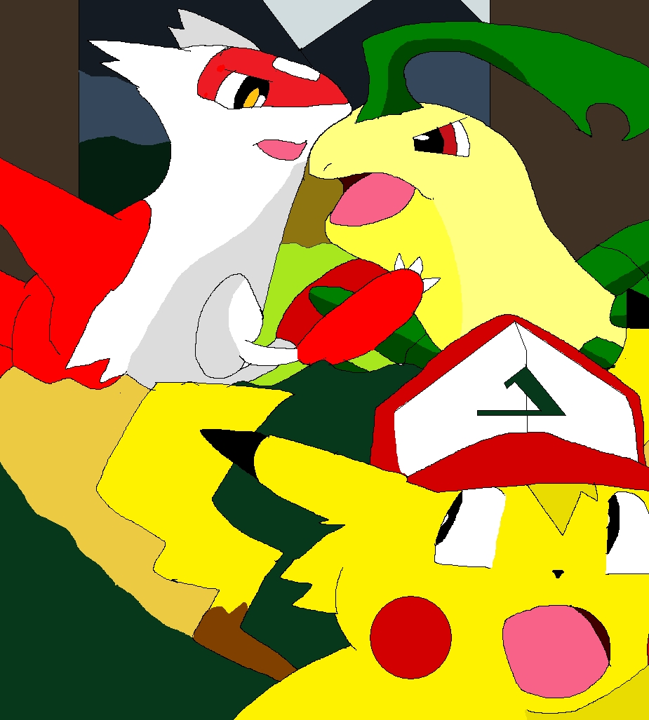 Should Ash's Bayleef meet and fight Latias from "Pokemon Heroes&q...