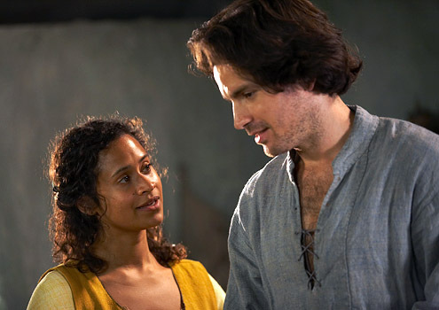 Angel Coulby Bradley James as a couple