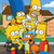  Homer, Bart, Lisa, Marge, Santa's Little Helper, & Snowball