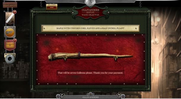 What's your wand in Pottermore made of? Harry Potter