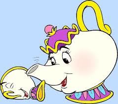  Who is with Mrs Potts ?