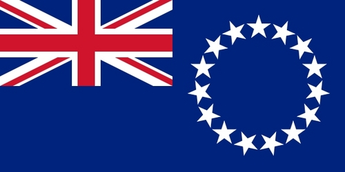  What does the vòng tròn of stars on the Cook Island flag represent?