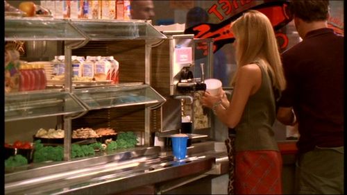  In "The Initiative", Buffy is getting yogurt. But what flavour is it?