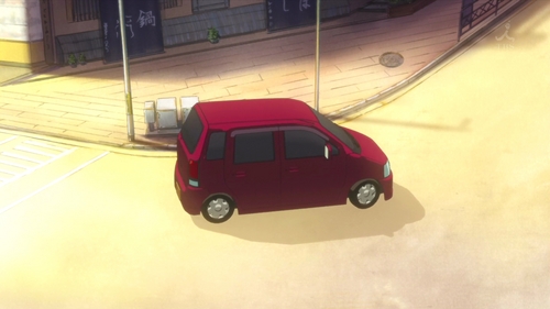  (S2)Of the cars shown in K-ON!!, three are definitely mannequins which have ou had US versions. Which cars are they?