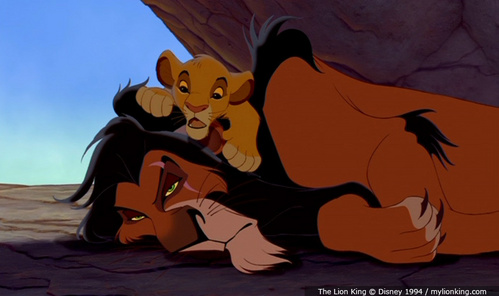 How did Scar get his scar, in the movie universe?
