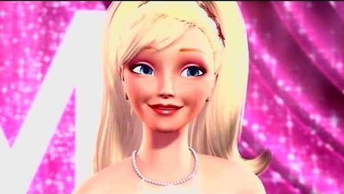  How many star(s) on Barbie's hair? (in this picture)