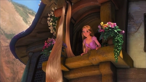 which one is not what Rapunzel do when she is grounded?