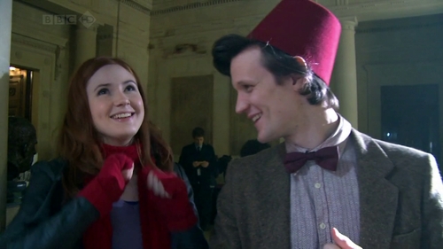 Matt think's that Karen's character is better than Billie Piper's character on Doctor Who