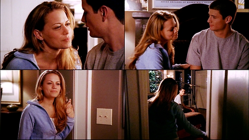  What episode is this scene from? Nathan: Haley... stay with me tonight. Haley: Oh, I was hoping anda would say that.