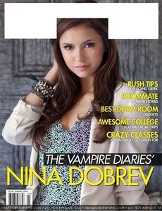  What magazine is Nina on in this cover?