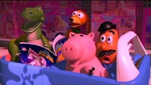  In "Toy Story 2" in this scene the toys go down the wrong aisle. What aisle is it?