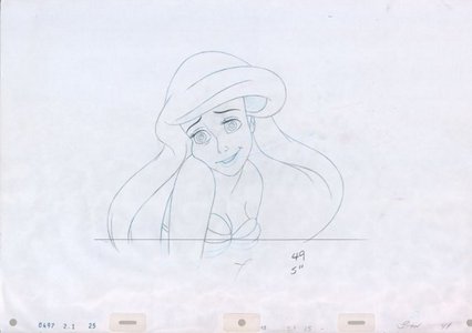  This is concept art of what Little Mermaid charcter?