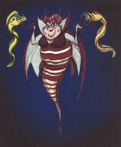 Is this real developement art for Ursula from "The Little Mermaid?"