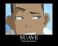  What hapens to sokka when ty lee trys to use her paralizing power on sokkas head it the episode the chase ?