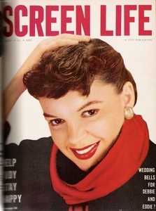  In which năm did Judy Garland feature in this movie magazine ?