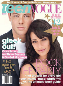  Which Gleek got to be interviewed sejak Teen Vogue? In the real show...
