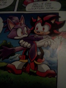  Who did blaze seem to like in the Sonic Universe comics 20-24 द्वारा Archie comics?
