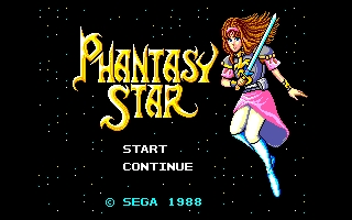  What's the name of the main character in phantasy star, sterne 1?
