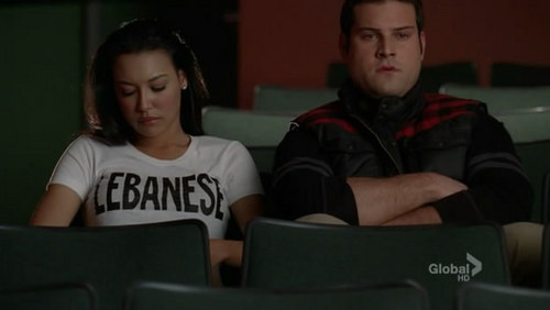  What was Puck's reaction to finding out that Santana and Karofsky were together?