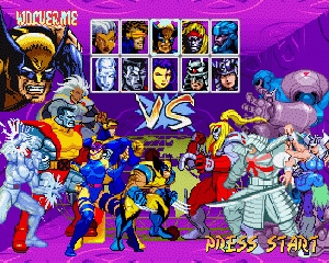  Which 通り, ストリート Fighter character was included as a secret character in X-Men: Children of the Atom?