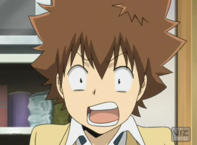 What is Tsuna beinging surprised by?
