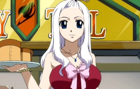 What is the color of Mirajane's Fairy Tail mark?