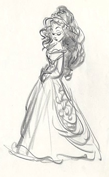 This is concept art of which Disney Princess?