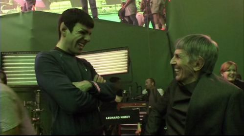  What Leonard Nimoy told Zachary Quinto when they first met on set?