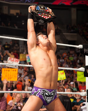 What title is The Miz holding???