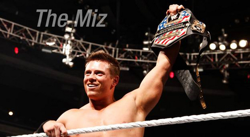 What title is The Miz holding up???