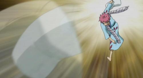  Who is Natsu's target in this pitcure ?