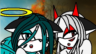  Why are Simki and Arica エンジェル and Demon?