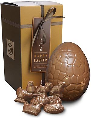  The earliest mass produced chocolate easter eggs (Cadbury's):