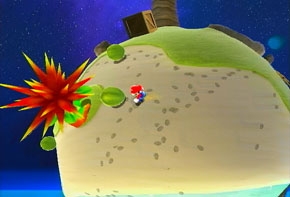  NAME IT! - These round plants with red spikes hurt Mario when touched