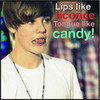 Lips like licorice, tongue like candy! Can i have some ? mrsbieber35 photo