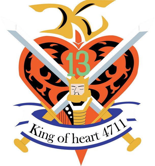 g gundam king of hearts crest