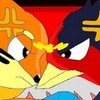Look at this fierce friendly rivalry between Buizel and Swellow! They mean business! CoolNala photo