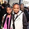 Willow Smith and Jaden Smith with the white on jrjames photo