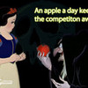 An apple a day keeps the competition away! haha!!! Gleek4ever photo