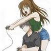 Anime Boy & Girl Playing Video Game. :) 15blondCurtis photo