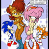 I think I look better like this- Sonic likes it;) and I look really slim :) -AmyRose- photo