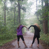 This is me and my bff Lexi out in the forest lizzyrocker photo