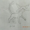 First attempt on drawing Espeon, though it