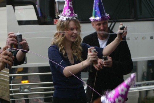  Taylor celebrating her brother's birthday
