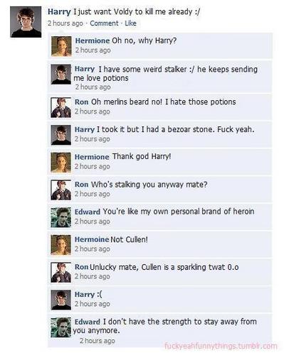 harry/twilight funny pictures