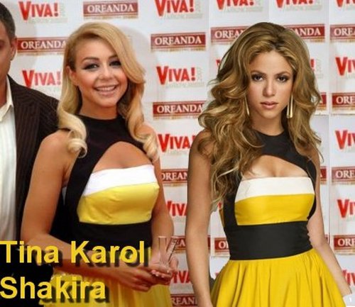  Shakira tina same dress