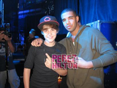 Drake Supports The Biebs!