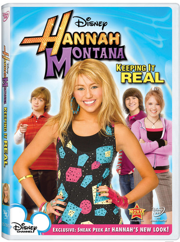  Hannah Montana Keeping it real DVD cover