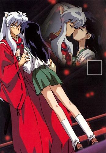  InuYasha and Kagome キッス in 2nd movie